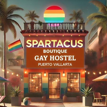 Spartacus Hostel Boutique For Men Puerto Vallarta Eksteriør billede